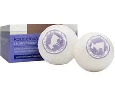 VivaPharm Kozí bath bomb with goat's milk 2 x 75 g