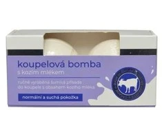 VivaPharm Kozí bath bomb with goat's milk 2 x 75 g