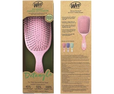 Wet Brush Wet Go Žalias Paddle Detangler Rožinė