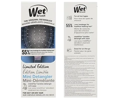 Wet Brush Wet Holographic Mini Detangler Chrome