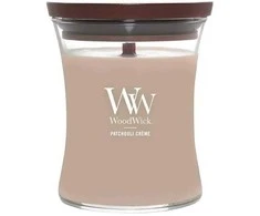 WoodWick Aromatinė žvakė (Patchouli Creme), 275 g