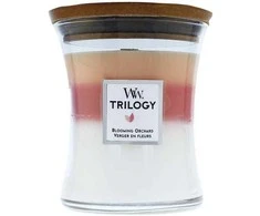 WoodWick Aromatinė žvakė (Trilogy Blooming Orchard), 275 g