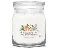 Yankee Candle Baltas Eglė ir greipfrutas 368 g