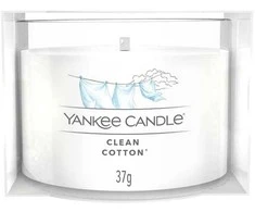 Yankee Candle Clean Cotton Scented Candle kvapioji žvakė, 37 g
