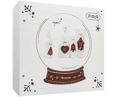 Ziaja „Brownie“ rinkinys (su 160 ml + prausimosi putos 250 ml + rankų kremas 50 ml + purškiklis 100 ml)