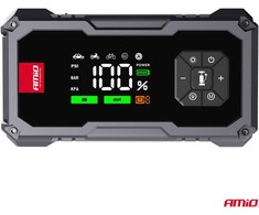 Projektorius 4in1 Automobilinis užvedimo įrenginys/LED/kompresorius/Powerbank 12V 7,2Ah 600A PRO AMIO-04674