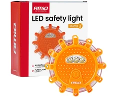 Akumuliatorinis LED avarinis šviestuvas su žibintuvėlio funkcija, 12 SMD + 3 SMD, 650 mAh AMIO-04829