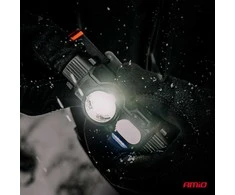 Akumuliatorinis LED galvos žibintas XPG+COB 1200mAh AMIO-04662