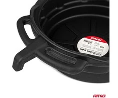 Alyvos surinkimo indas su piltuvu 16 L, 56 cm AMIO-04053