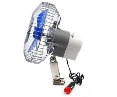 Amio Automobilinis ventiliatorius (metalinis) su tvirtinimu varžtu ir segtuku, CFAN-15 +12V