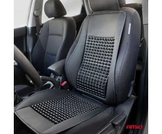 Amio Automobilio sėdynės kilimėlis su karoliukais 147 x 48 cm - juoda