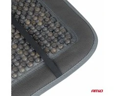 Amio Automobilio sėdynės kilimėlis su karoliukais 90 x 44 cm - pilka