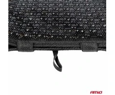 Amio Automobilio sėdynės kilimėlis su karoliukais 90 x 44 cm - juoda