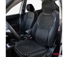 Amio Automobilio sėdynės kilimėlis su karoliukais 126 × 44 cm - juoda