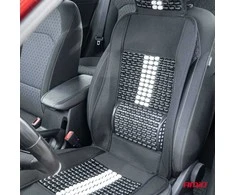 Amio Automobilio sėdynės kilimėlis su karoliukais 131 x 46 cm - juoda