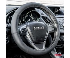 Amio Automobilio vairo užvalkalas 35-37 cm, natūrali oda, SWC-48-S