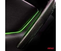 Amio Lanksčios šoninės COB LED juostos 2x30 cm 12V, žalia