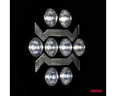 Amio LED Darbinė lempa AWL69, 54W 6500K 10000lm 9-36V