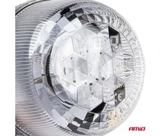 Amio LED įspėjamasis žibintas W25b 3 varžtai R65 R10 24LED 12/24V IP66