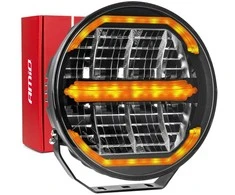 Amio LED tolimųjų šviesų žibintas su pozicinių šviesų funkcija 112W 12V 24V