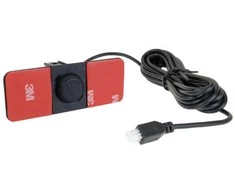 Amio Parkavimo pagalbos sistema 4,3 TFT02 su FLIP-UP CAM-310 kamera, 4 juodi jutikliai, vidinis montavimas 16,5 mm