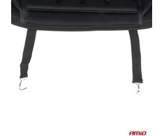 Amio Šildomas sėdynės kilimėlis 98 x 50 cm, 12V DC - juoda