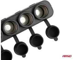 Automobilinis 4 lizdų skirstytuvas su PD 30W ir QC3.0 12/24V, max 216W AMIO-04175