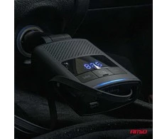 Automobilinis FM siųstuvas, 1×USB-A 1×USB-C 12V 24V AMIO-04656