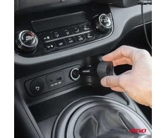 Automobilinis įkroviklis 50W 2xUSB-A + 2xUSB-C AMIO-04284