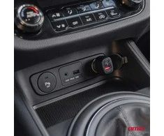 Automobilinis įkroviklis QC+PD 20W USB-A + USB-C AMIO-04282