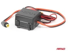 Automobilinis signalo filtras su DC-DC keitikliu ir kištuku 12V – nuo trukdžių AMIO-04101