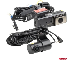 Automobilinis vaizdo registratorius 2K + 1K WLAN Wi-Fi 512 GB AMIO-04800