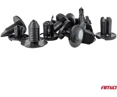Automobilinių tvirtinimo kaiščių ir segtukų rinkinys, 240 vnt. AMIO-04737