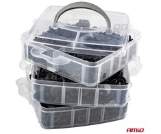 Automobilio kėbulo tvirtinimo spaustukai, 620 vnt., AMIO-02831