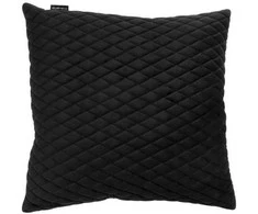 Automobilio pagalvė EVAtech 40x40 cm - juoda / juodos siūlės