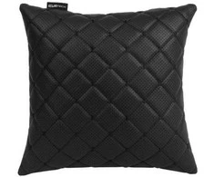 Automobilio pagalvė EVAtech ECO 30x30 cm - juoda / juodos siūlės
