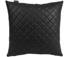 Automobilio pagalvė EVAtech ECO 40x40 cm - juoda / juodos siūlės