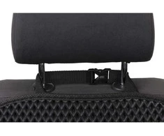 Automobilio sėdynės atlošo apsauga nuo vaikų EVAtech 68x46 cm - juoda / juodi kraštai