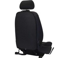 Automobilio sėdynės atlošo apsauga nuo vaikų EVAtech 68x46 cm - juoda / juodi kraštai