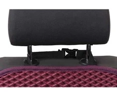 Automobilio sėdynės atlošo apsauga nuo vaikų EVAtech 68x46 cm - vyšninė / vyšniniai kraštai