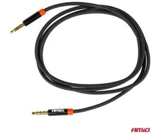 AUX kabelis Mini Jack–Jack 3,5 mm 100cm AMIO-03269