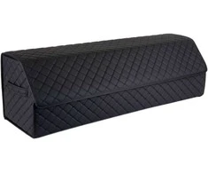 Bagažinės daiktadėžė EVAtech ECO XXL 30x30x100 cm - juoda / juodi kraštai / juodos siūlės / juodas vidus