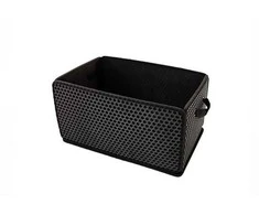 Bagažinės daiktadėžė EVAtech LightBox 33x50x25 cm - juoda / juodi kraštai