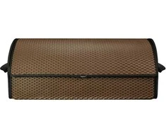Bagažinės daiktadėžė EVAtech PRO L 32x75x30 cm - ruda / juodi kraštai