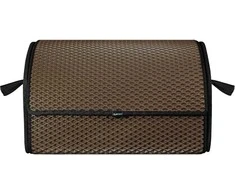 Bagažinės daiktadėžė EVAtech PRO M 32x50x30 cm - ruda / juodi kraštai