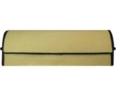 Bagažinės daiktadėžė EVAtech PRO XL 32x100x30 cm - smėlio / juodi kraštai