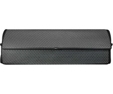Bagažinės daiktadėžė EVAtech PRO XL 32x100x30 cm - pilka / juodi kraštai