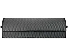 Bagažinės daiktadėžė EVAtech PRO XL 32x100x30 cm - pilka / juodi kraštai