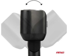 Dvigubas automobilio maitinimo lizdas 2x USB + 1x USB-C 12/24V, max 200W, AMIO-04173