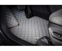 Eko odos kilimėliai QuiltyMats BMW X1 2009-2015m. (E84) (Pilka / pilkos siūlės)